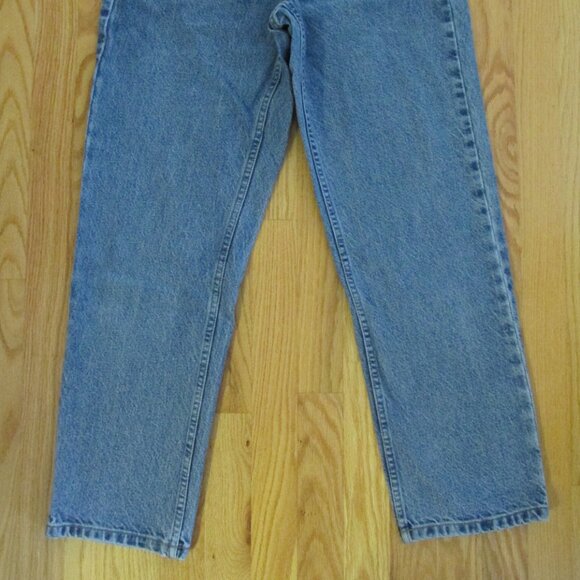TOMMY HILFIGER WOMEN'S SIZE 6 X 27 JEANS STONE WASHED PERFECT T SPELLOUT FLAG 90 - Picture 2 of 16